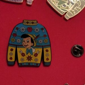 Disney Pinocchio Loungefly Enamel Sweater Pin